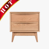 Two Drawer Solid Wooden Furniture Wooden Beside Table