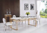 New Simple Wedding Design Mable Dining Room Sets Dining Table