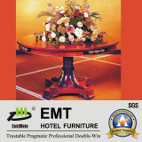 Star Hotel Luxurious Wooden Flower Stand Table (EMT-FD08)