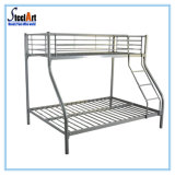 Home Steel Triple Bunk Bed with Slide