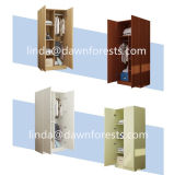 4 Layers Maple/Teak/White/Walnut Wooden Wardrobe with 2doors