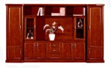 Walnut Color Solid Wood Cabinet for Office (B-3505)