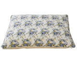 Soft Comfortable Printed Fabric and Sherpa Dog Cushion (WY547-2A/B)