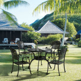 Modern Design Outdoor Furniture Cast Aluminum Mesh Round Coffee Table