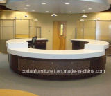 Acrylic Solid Surface Corian Hotel Reception Desk