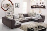 Corner L Shape Home Furniture Fabric Sofa