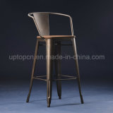 Factory Bistro High Metallic Vintage Tolix Bar Chair (SP-MC076)