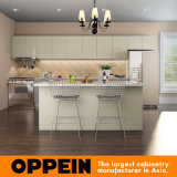 Modern Grey HPL Wood Wholesale Kitchen Furniture with Island (OP15-HPL03)