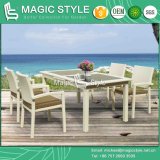 Outdoor Dining Set with Auto-Extension System Rattan Dining Chair (Magic Style)