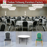 Folding Round Rental Wedding Banquet and Hotel Table for Event and Restaurant Dining Room (YC-T01)