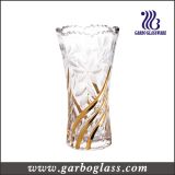 Golden Decoration Glass Vase (GB1505XWH-DSD)