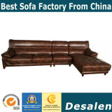 Best Quality L Shape Hotel Furniture Genuine Leather Sofa (A75)