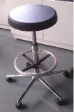 Ergonomic Labartory ESD Anti Static Chair Stool with Foot Ring (PS-LC-003)