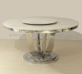 Modern Big Size Marble Top Round Dining Table
