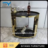 European Design Restaurant Furniture Gold Metal Dining Car