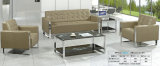 Leisure Popular Design Modern Office Sofa Hotel Leather Sofa Coffee Sofa in Stock 1+1+3