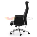 High End Armrest Black Swivel Executive Leather Chair for Furniture
