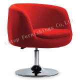 Red Fabric Cup Shape Rotary Salon Leisure Chair (SP-HC199)