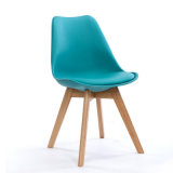 New Design Coffee Chair with Wood Legs