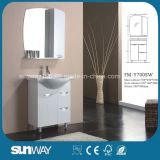 Floor Standing Gloss Painting Bathroom Cabinet with Mirror Sw-Y750ws