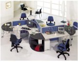 Modern Curved Office Workstation S Cubicle Low Partion Desk (SZ-WS927)