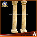 Hand Carved Decorative Natural Stone Roman Pillar (NS-11TC03)