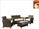 4PCS Set Brown Garden Treasures Furniture