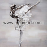 Handmade Modern Dancer Canvas Oil Paintings for Wall Decor