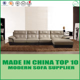 Office Furniture Sectional Wooden Leather Corner Sofa
