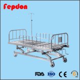 Stainless Steel Hosptial 3 Function Manual Medical Beds (839S)
