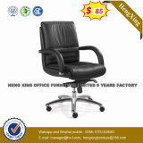 Fashion Black Armrest Office PU Leather Swivel Chair (HX-AC025B)