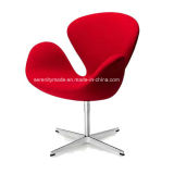 Modern Furniture Fine Mod Exports Replica Des Swan Chair in Red Leather