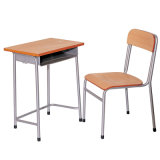 Morden Appearance School Furniture Single Study Student Desk Table / Children School Desk and Chair Set