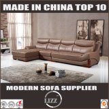 Home Furniture Modern Living Room Wooden Leather Sofa