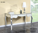 Special Silvery Wooden Mirrored Console Table