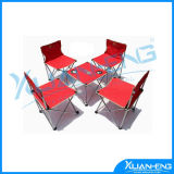 Folding Beach Chair and Table Set with Carry Bag