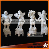 Garden Stone Sculptures of Lovely Children Angels Nss025
