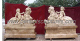 Garden Stone Statue Marble Sculpture with Carved Stone (SY-X1118)