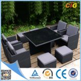 9 PCE Dining Set Table & Chairs Wicker Rattan Outdoor Sofa Set