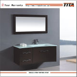 Brown Bathroom Vanity Cabinet/Wooden Bathroom Furniture/Bathroom Glass Cabinet (TH21507)