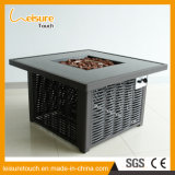 Multifunctional BBQ Grilling Table Aluminum Rattan Fire Pit Garden Furniture Outdoor