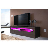 High Gloss UV Black LED Light Sideboard TV Unit Stand