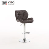 PU Leather Swivel Commercial Bar Stool with Footrest Supplier Yb-868m