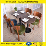Top Grade Wood Restaurant Dining Table and Chair