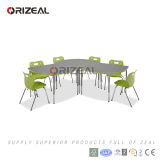 Europen Modern Interactive Table and Plastic Chair About Collaborative School Furniture