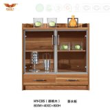Commercial Melamine Tea Cabinet with Glass Doors (HY-C05)
