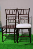 Stacking Wooden Mahogany Color Chiavari Chair/Silla Tiffany Chair