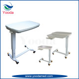 Hospital Patient Over Bed Table with Two Drawer