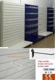 Ce Quality Metal Slatwall Back Board Shelf with Hooks or Hangers