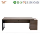 Manufacturer Direct Sell Single Side Drawers Wooden Top Steel Frame Office Desk